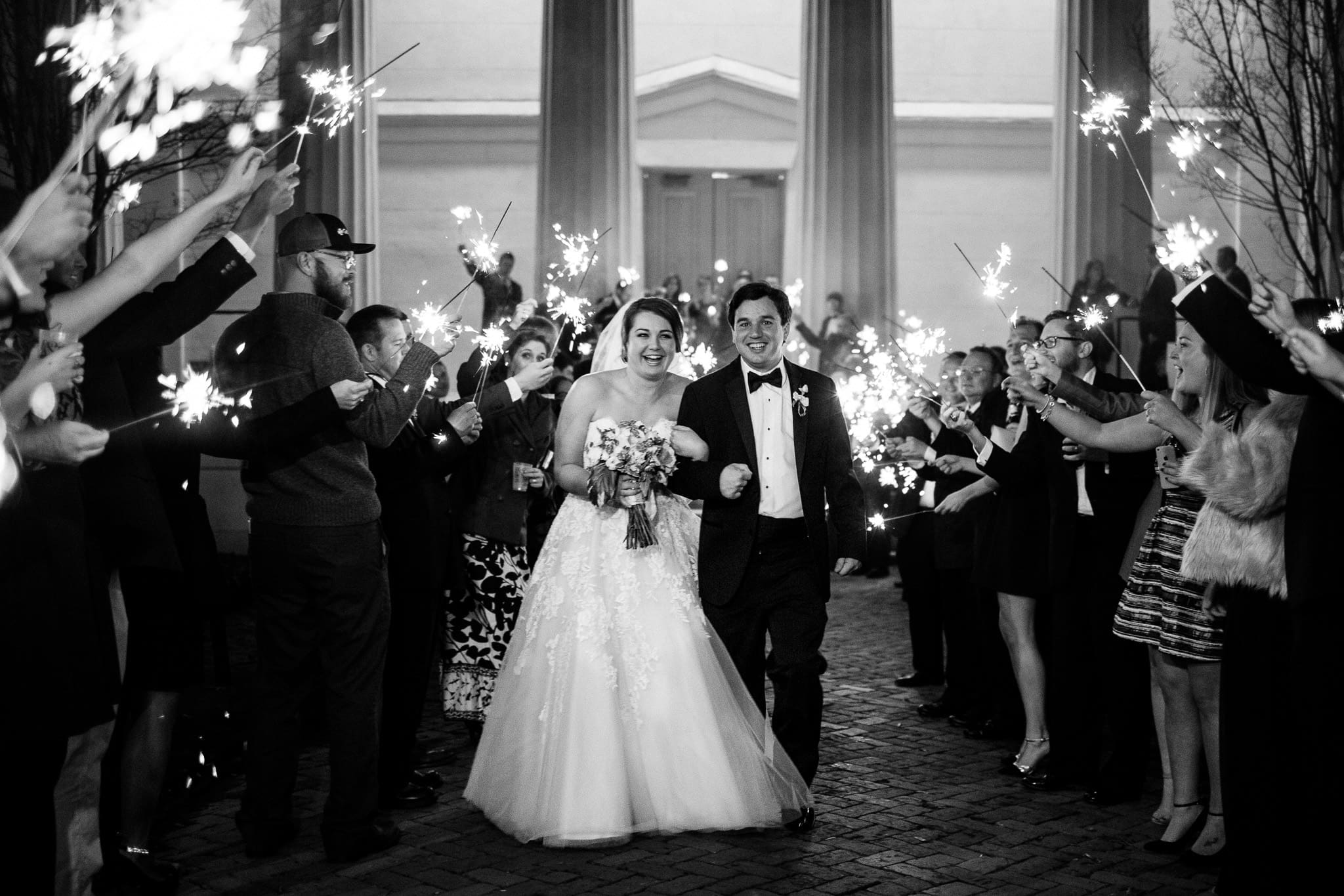 Bride and groom portrait at Old Medical College wedding in Augusta, GA