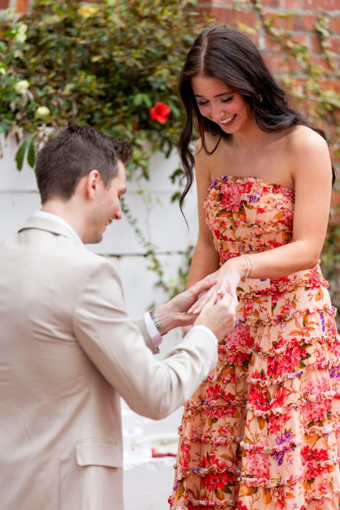 Surprise proposal at The Partridge Inn in Augusta GA